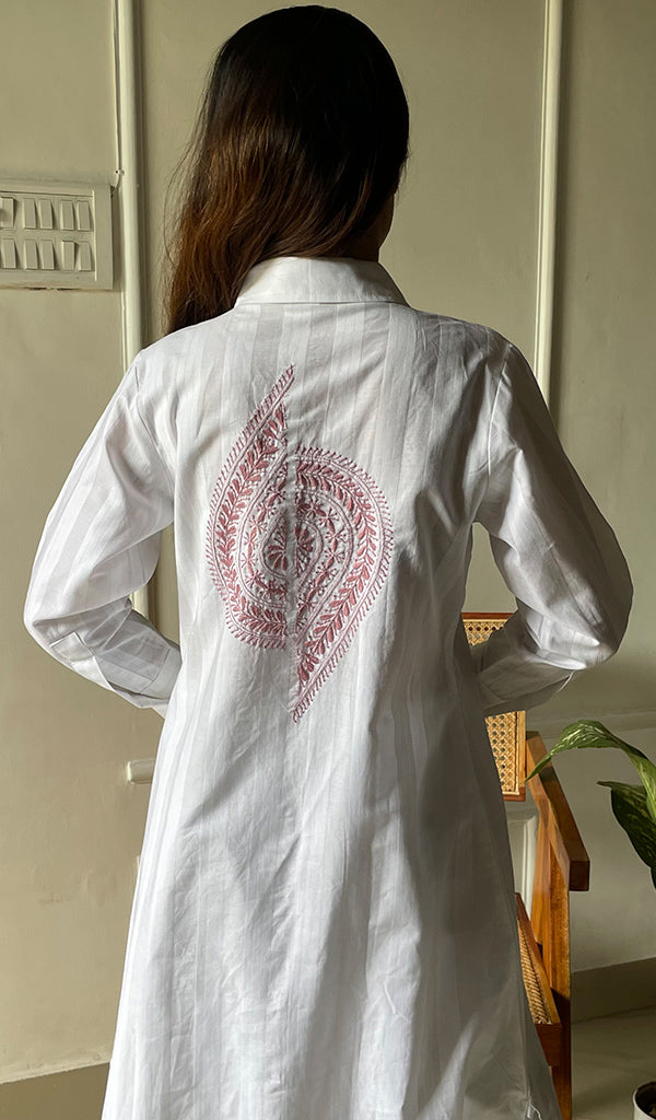 Lucknowi Handcrafted Cotton Chikankari Dress
